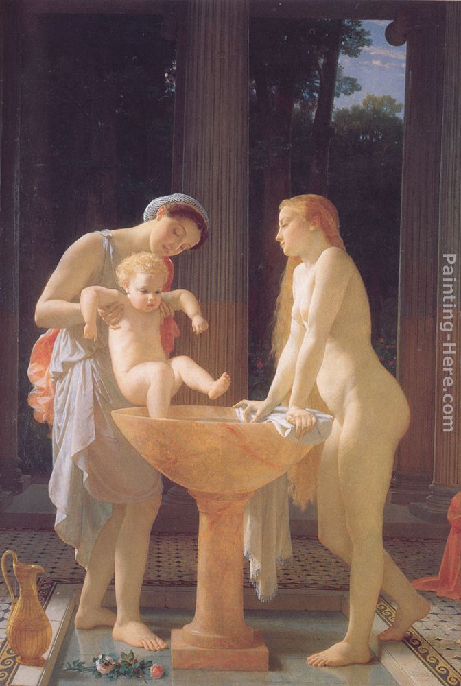 The Bath painting - Charles Gleyre The Bath art painting